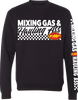 Fmf Fleece Crew Mixin Black Xl Fa25121901Blkxl