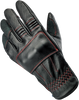 Biltwell Belden Gloves - Redline - Medium 1505-0108-303