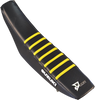 D'Cor Visuals Seat Cover - Black/Yellow - Rm '01-'08 30-40-126