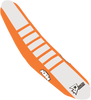 D'Cor Visuals Seat Cover - Orange/White - Sx/F '18-'22 30-30-304