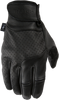 Thrashin Supply Co. Siege Leather Gloves - Black - Medium Tsg-0001-09