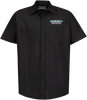 Throttle Threads Drag Specialties Shop Shirt - Black - 5Xl Drg31St24Bk5X