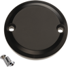 Joker Machine Timing Cover - Smooth - Black Anodized - M8 02-971-1
