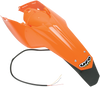 Ufo Enduro Rear Fender - With Light - '98 - '20 Ktm Orange Kt03097-127