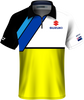 Factory Effex Suzuki Team Pit Shirt - Yellow/Black/White - Xl 23-85406