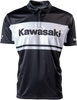 Factory Effex Kawasaki Team Pit Shirt - Black/White - Large 23-85104