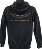 Factory Effex Goldwing Icon Zip-Up Hoodie - Black - Medium 25-88802