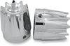Avon Grips Front Axle Nut Cover - Chrome - Excalibur - 1" Axl-Ex-Ch