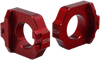 Works Connection Elite Axle Block - Red - Yamaha 17-270