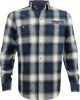 Throttle Threads Parts Unlimited Flannel 25 Shirt - Blue/Black - Small Psu39St61Blsr