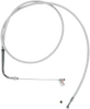 Magnum Shielding Sterling Chromite Ii Braided Throttle Cable For Harley-Davidson - 30-3/4" 3325