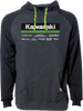 Factory Effex Kawasaki 21 Racewear Hoodie - Charcoal/Black - Xl 24-88126