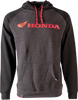 Factory Effex Honda Landscape Pullover Hoodie - Charcoal/Black - Large 24-88304