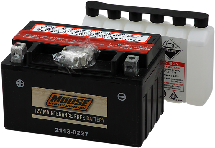Moose Utility Agm Battery - Ytx7A-Bs Mtx7A-Bs