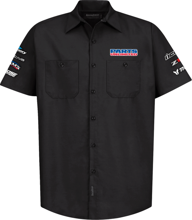 Throttle Threads Parts Unlimited House 25 Shirt - Black - 5Xl Psu38St24Bk5R