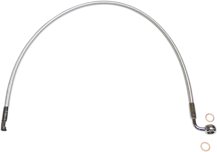 Magnum Shielding Brake Line - 10 Mm-90 - 30" - Sterling Chromite Ii As37230