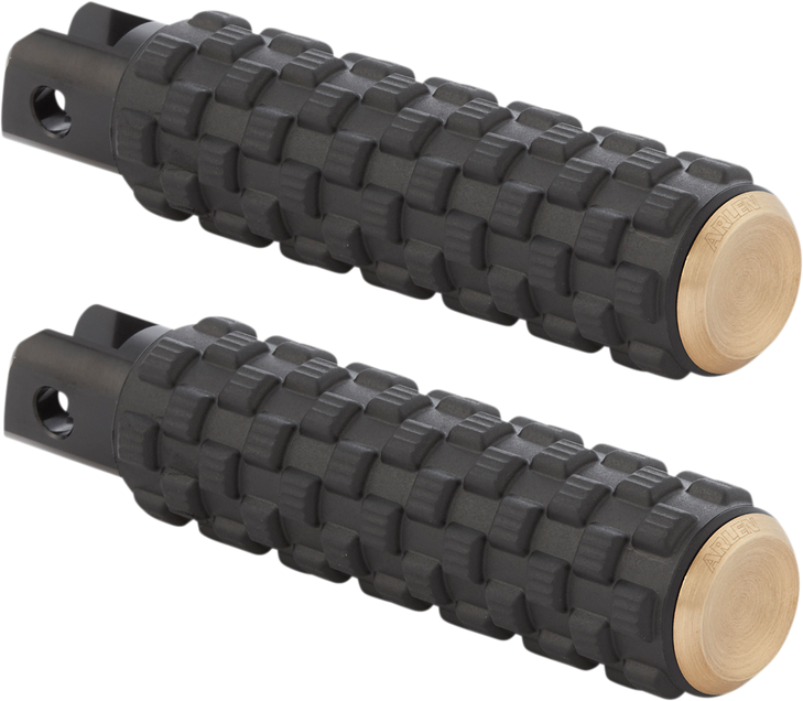 Arlen Ness Air Trax Footpegs - Brass - Chief I-1309