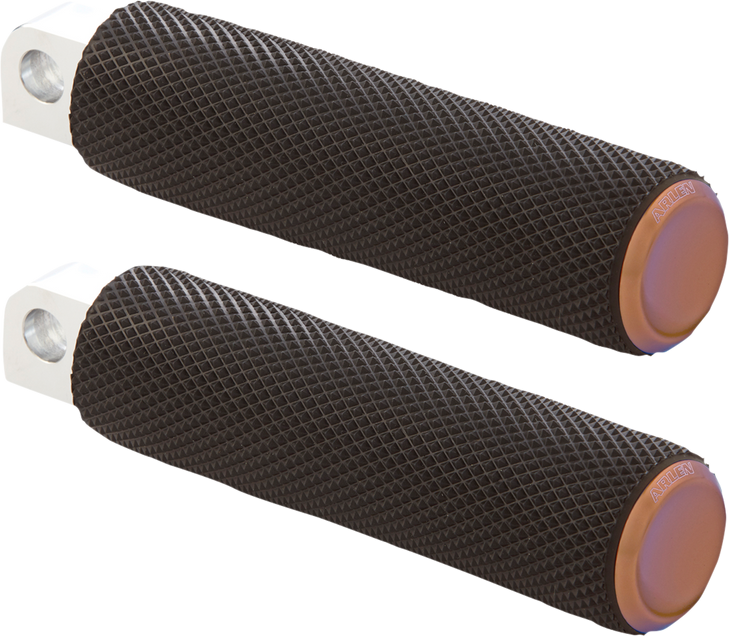 Arlen Ness Knurled Footpegs - Titanium 07-905