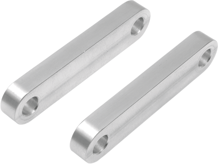 Klock Werks Hugger Front Fender Mounting Blocks - For 21" Wheels - Satin Kwfs-02-0102