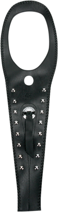Mustang Cruiser Tank Bib - Studs/Concho - Black - Yamaha 93148
