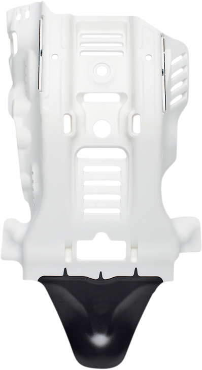 Acerbis Skid Plate - Large - White/Black - Gas Gas | Husqvarna 2791671035