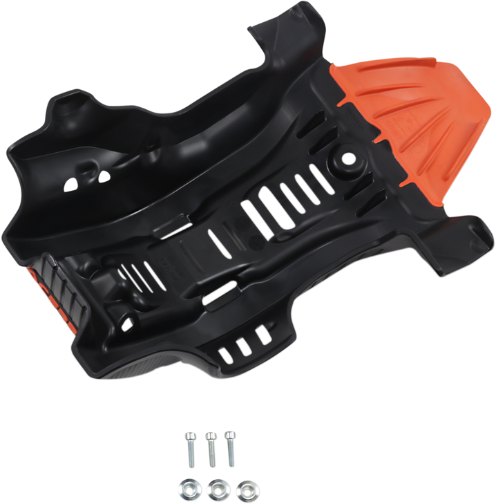 Acerbis Skid Plate - Black/'16 Orange - Gas Gas | Husqvarna | Ktm 2736365229