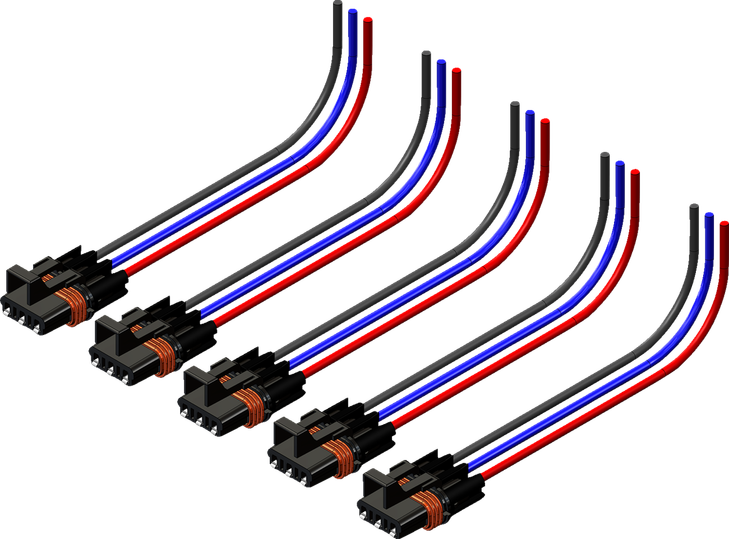 Kfi Products Harness - Pulse Bar - 12" - 5 Pack 102505