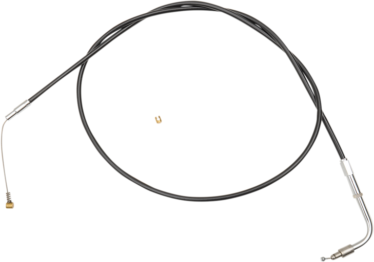 S&S Cycle Black Vinyl Idle Cable - 48" - Black 19-0465