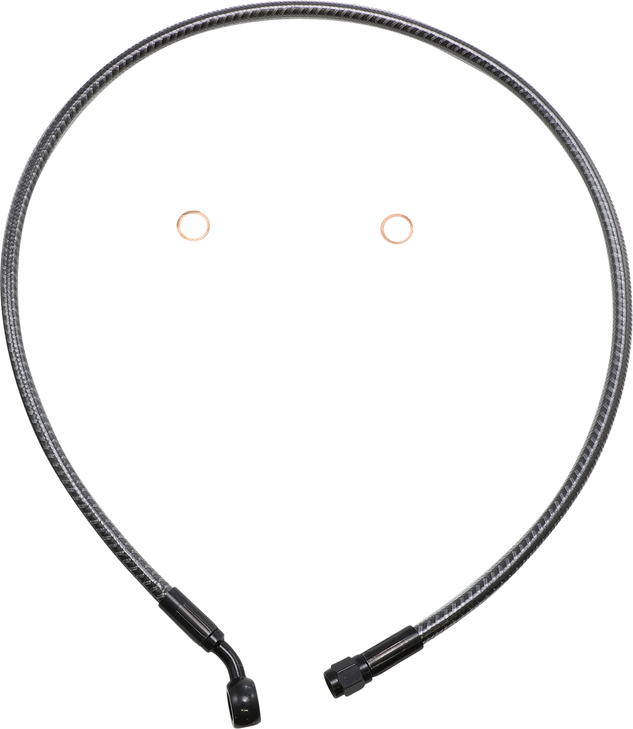 Magnum Shielding Brake Line - Front - 3/8" - 35 - 31" - Karbonfibr 77131