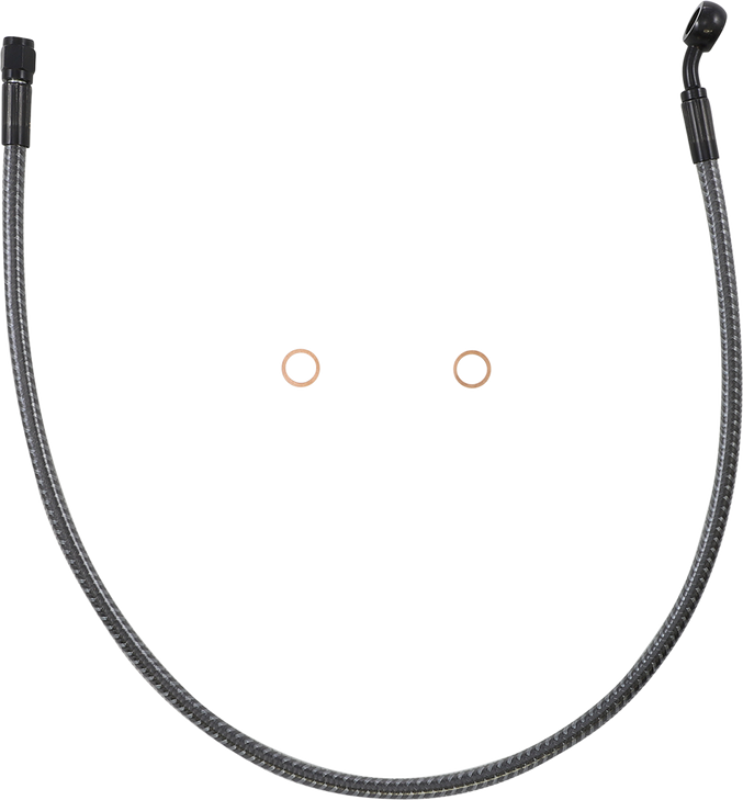 Magnum Shielding Brake Line - Front - 10 Mm - 35 - 26" - Karbonfibr As77126
