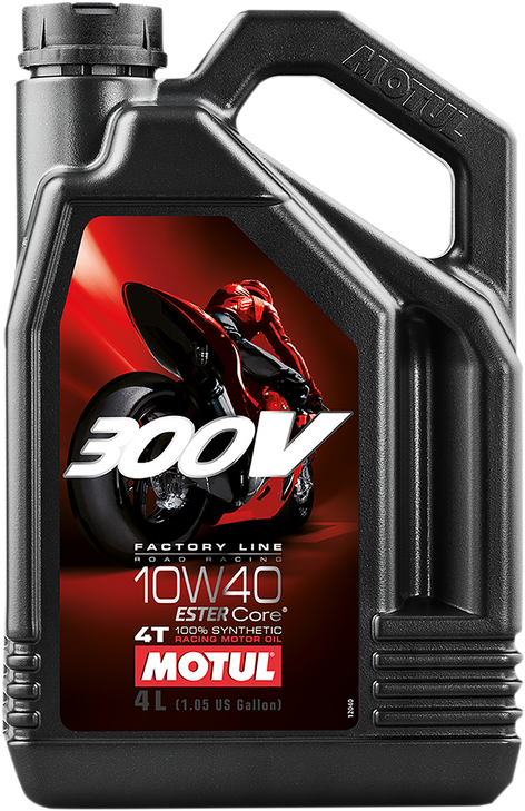 Motul 300V Synthetic Ester Oil - 10W-40 - 4L 104121