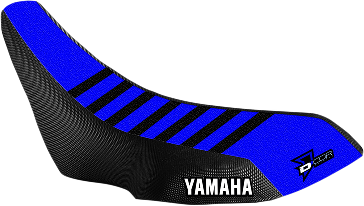 D'Cor Visuals Seat Cover - Blue/Black - Yfz '14-'23 30-50-600