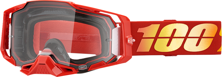 100% Armega Goggles - Nuketown - Clear 50004-00020