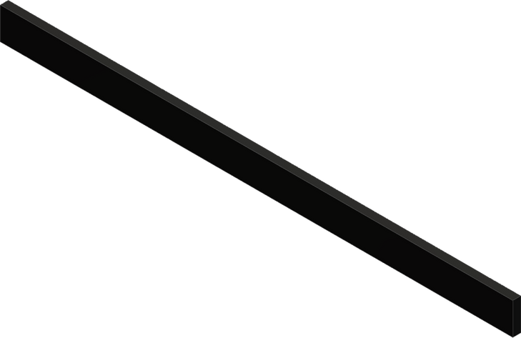 Uhmw Poly Wear Bar - 60" 106660