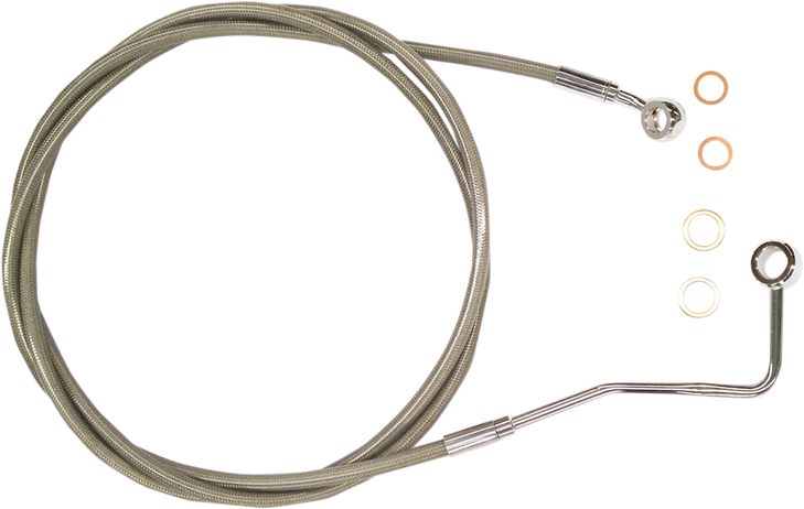 Magnum Shielding Brake Line - Upper - Xr - Stainless Steel Ssc1401-68