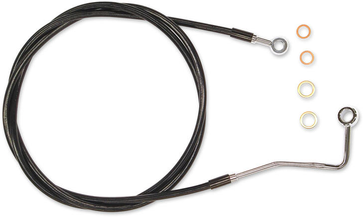 Magnum Shielding Brake Line - Upper - Xr - Black Sbc1402-72