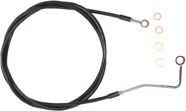 Magnum Shielding Brake Line - Upper - Xr - Black Sbc1402-70