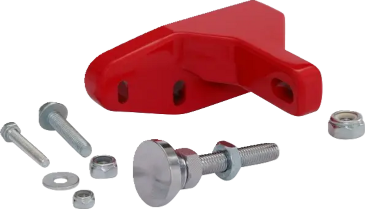 Show Chrome Master Cylinder Brace 44-103Red