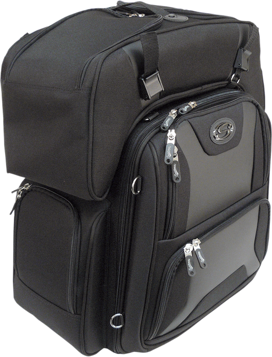Saddlemen Ftb3600 Sport Sissy Bar And Combo Bag - Black Ex000698