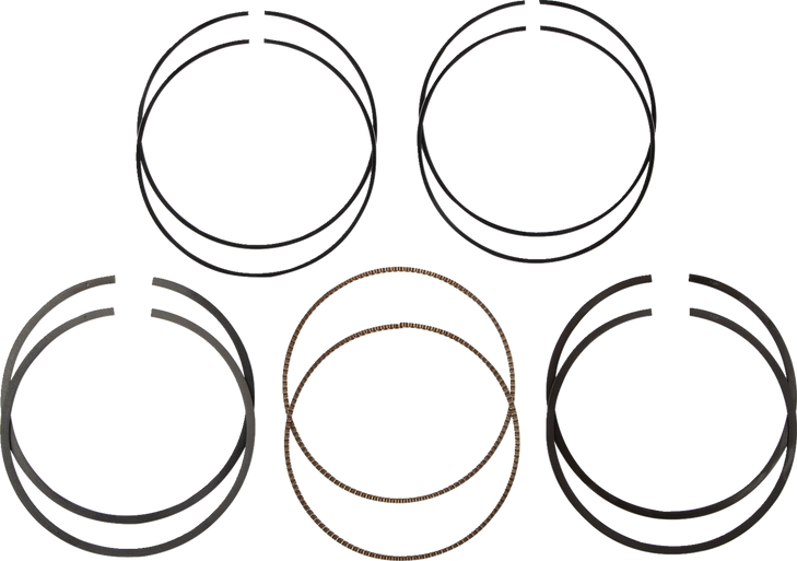Hastings Piston Rings - 114" Motor - 4.000" +.010" - M8 2C523225
