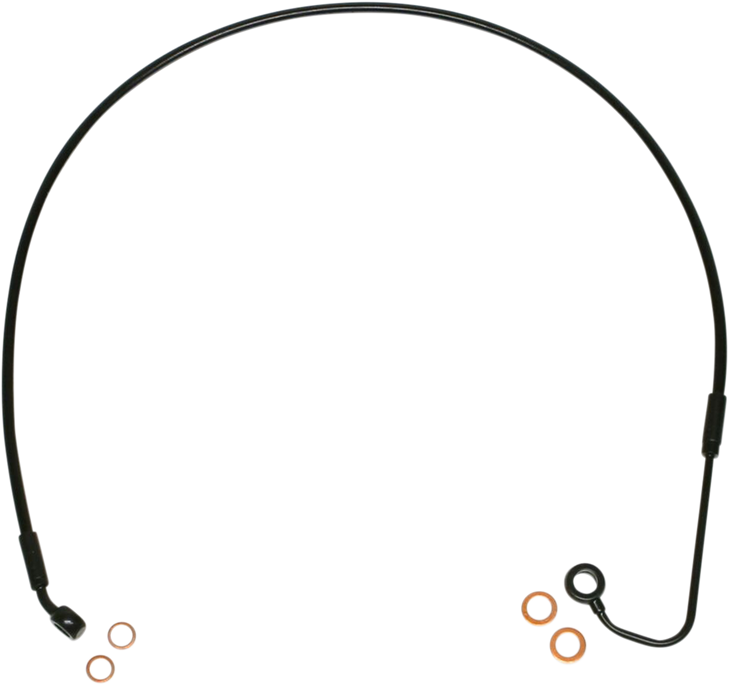 Magnum Shielding Brake Line - Upper - Xr - Black Sbb1407-34