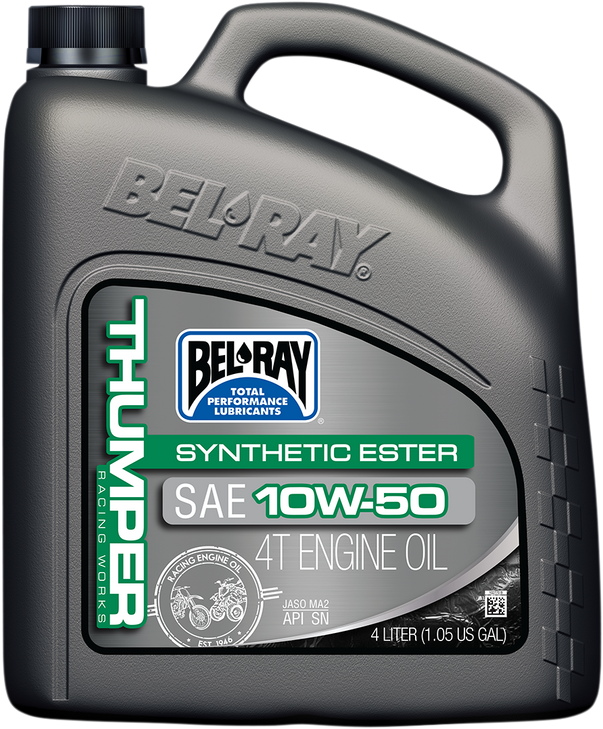 Bel-Ray Thumper Synthetic Oil - 10W-50 - 4L 99550-B4Lw
