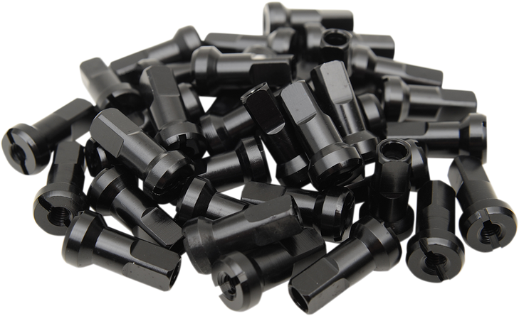 Moose Racing Spoke Nipples - Mx1 - Black - 9 Gauge - Set 24-910