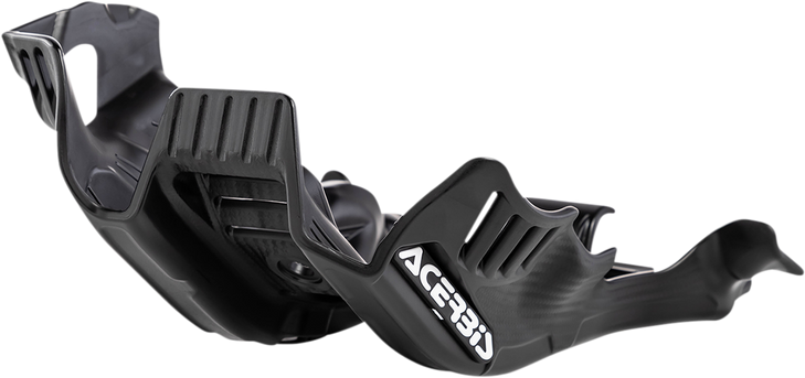 Acerbis Skid Plate - Black/White - Gas Gas | Husqvarna | Ktm 2736361007