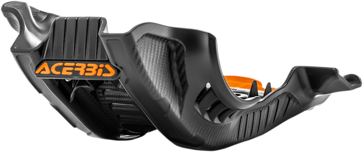 Acerbis Skid Plate - Black/'16 Orange - Husqvarna | Ktm 2736375229