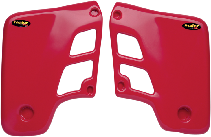 Maier Radiator Scoops - Cr500 '86-'88 - Red 600152