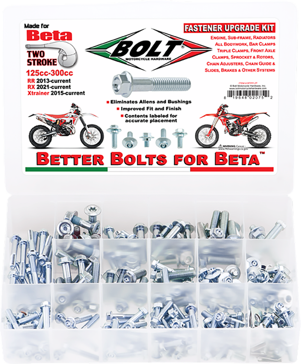 Fasteners - Pro Pack - Kit - 2-Stroke Btpp-2T