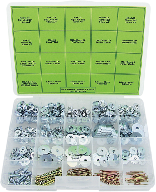 Bolt Assortment - Miscellaneous Parts - 410-Piece Svcnwsc