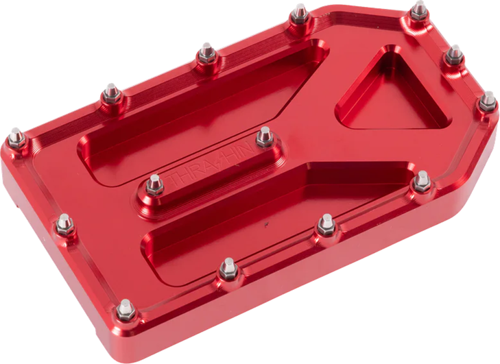 Thrashin Supply Co. Pad Brake Pedal Aggressor Touring Red Tsc-2220-2