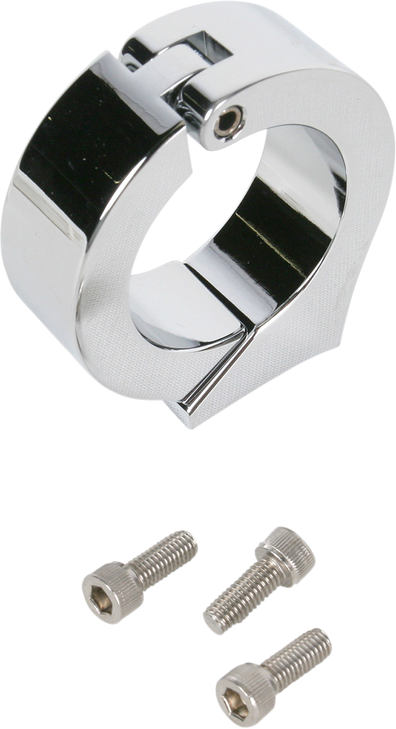 Dakota Digital Clamp Mount - For 1.50" Handlebar - 3-3/8" Gauge Cups - Chrome Bkt-3350